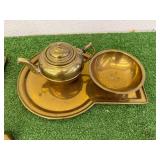 Brass Samovar Service Sets & Brass Animal Figures