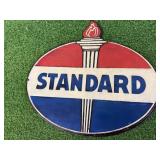 Standard & Chevron Metal Signs