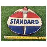 Standard & Chevron Metal Signs