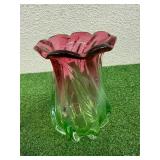 Pins, Novelty Can Holder & Colored Vase