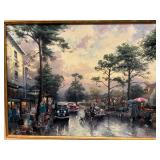 Thomas Kinkade Carmel Ocean Avenue Framed Print With Coa