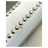 Jofran Luca-ch-ivory Ivory Accent Chair with Nailhead Trim #1