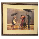 Jack Vettriano "The Singing Butler" Framed Wall Art Print in Ornate Frame