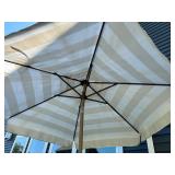 Belair Outdoor Patio Dining Set With Umbrella & 2 Chairs