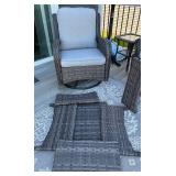 OviOS Glider Chair & Ottoman Set (Lot of 2)