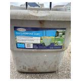 Suncast Multi-Purpose Cart With Fiskars Lopper & Assorted Garden Tools