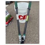 Garden Tools, Seed Packets, Planter & Bucket Mixed Lot