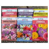Garden Tools, Seed Packets, Planter & Bucket Mixed Lot