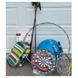 Crane Disc Golf Set, Rossignol Poles, Tennis Racquets & Sports Gear Mixed Lot