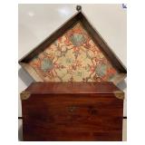 Wood Box With Display Tray