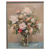 Framed Painting Trio - Floral & Ballerina Art
