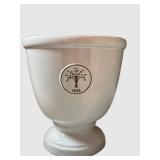 Decorative Porcelain Planter Pot With Tree Emblem
