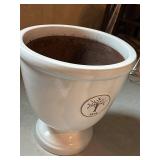 Decorative Porcelain Planter Pot With Tree Emblem