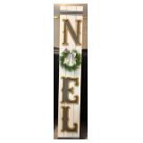 White Christmas Tree & Noel Sign Mixed Lot