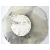 Marble Lazy Susan, Lantern, Faux Candle, Live Money Plant & Coasters Mixed Lot