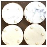 Marble Lazy Susan, Lantern, Faux Candle, Live Money Plant & Coasters Mixed Lot