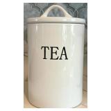 Tea, Coffee & Utensil Canister Set With Utensils