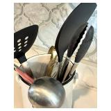 Tea, Coffee & Utensil Canister Set With Utensils