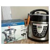 Trudeau Fondue Set & Power Pressure Cooker Xl Mixed Lot New Unused