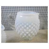 (CS) Vintage Clear Glass Hobnail Pi...