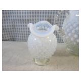 (CS) Vintage Clear Glass Hobnail Pi...