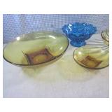 (CS) Vintage Colored Glass Bowls...