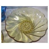(CS) Vintage Colored Glass Bowls...