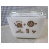 (FS) Vintage 502 Pyrex 1 1/2 Pt Ref...