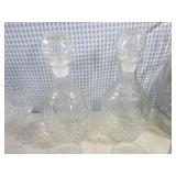 (F-3) Assortment of Glass Pitchers,...