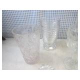 (F-3) Assortment of Glass Pitchers,...