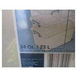 (EW6) 4 Totes with Lids...