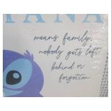 (G-1) Stitch "Ohana" Tin Sign 16" x...