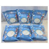(B-1) 6 Bags of White Vanilla Flavo...
