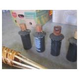 (CS) Set of 6 Woven Bamboo Tiki Tor...