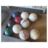 (EW2) Vintage Wooden Croquet Set on...