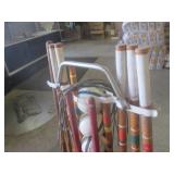 (EW2) Vintage Wooden Croquet Set on...