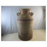 (FDS) Vintage Metal Milk Can Marked...