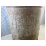 (FDS) Vintage Metal Milk Can Marked...