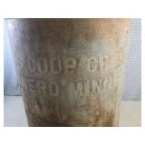 (FDS) Vintage Metal Milk Can Marked...