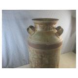 (FDS) Vintage Metal Milk Can Marked...