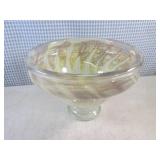 (FS) Hand-Blown Glass Footed Bowl 1...