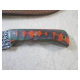 (FS) 8" Fixed Blade Knife with Mult...