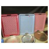 (F-1) Assortment of Trays in Tote...