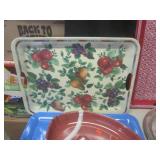 (F-1) Assortment of Trays in Tote...