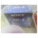 (EW3) Assorted Blank DVD-R and CD-R...