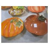 (A-3) Assorted Fall Ceramic Plates ...