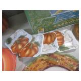(A-3) Assorted Fall Ceramic Plates ...