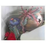 (F-3) Tote of Assorted Christmas an...