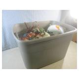 (F-3) Tote of Assorted Christmas an...