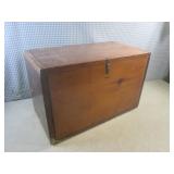 (A-1) Vintage Wood Box with Content...